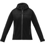 MPG115629 chaqueta softshell para mujer negro punto de jersey sencillo 90 poliester 10 elastano 360 2