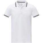 MPG115642 polo de manga corta con ribete para hombre blanco punto pique 100 algodon bci 200 gm2 2