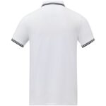 MPG115642 polo de manga corta con ribete para hombre blanco punto pique 100 algodon bci 200 gm2 3