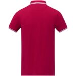 MPG115643 polo de manga corta con ribete para hombre rojo punto pique 100 algodon bci 200 gm2 3