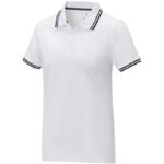 MPG115647 polo de manga corta con ribete para mujer blanco punto pique 100 algodon bci 200 gm2 1