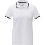 MPG115647 polo de manga corta con ribete para mujer blanco punto pique 100 algodon bci 200 gm2 2