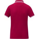 MPG115648 polo de manga corta con ribete para mujer rojo punto pique 100 algodon bci 200 gm2 3