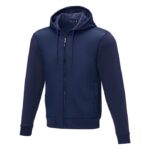 MPG115670 chaqueta hibrida para hombre azul tejido dull cire de poliester 380t 100 nylon 38 gm2 cont 1