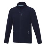 MPG115682 chaqueta polar con cremallera entera reciclada grs para hombre azul microforro 100 poliest 1