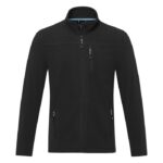 MPG115684 chaqueta polar con cremallera entera reciclada grs para hombre negro microforro 100 polies 4