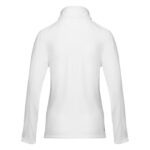 MPG115685 chaqueta polar con cremallera entera reciclada grs para mujer blanco microforro 100 polies 5