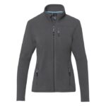 MPG115688 chaqueta polar con cremallera entera reciclada grs para mujer gris microforro 100 polieste 4