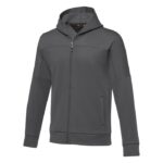 MPG115691 chaqueta de punto con cremallera entera de alto rendimiento para hombre gris punto 70 poli 1