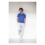 MPG115707 polo cool fit de manga corta para hombre azul malla con un acabado cool fit 100 poliester 3