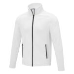 MPG115721 chaqueta polar para hombre blanco microforro 100 poliester 140 gm2 1