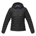 MPG115748 chaqueta aislante de material reciclado grs para mujer negro tejido dull cire de poliester 3