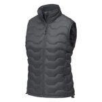 MPG115753 chaleco aislante de material reciclado grs para mujer gris tejido dull cire de poliester 3 1