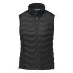 MPG115754 chaleco aislante de material reciclado grs para mujer negro tejido dull cire de poliester 4