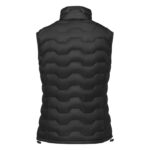 MPG115754 chaleco aislante de material reciclado grs para mujer negro tejido dull cire de poliester 9