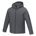 MPG115759 chaqueta softshell acolchada para hombre gris tejido de estiramiento mecanico 100 polieste 1