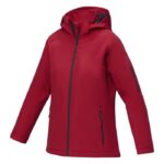 MPG115761 chaqueta softshell acolchada para mujer rojo tejido de estiramiento mecanico 100 poliester 1