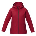 MPG115761 chaqueta softshell acolchada para mujer rojo tejido de estiramiento mecanico 100 poliester 4