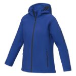 MPG115763 chaqueta softshell acolchada para mujer azul tejido de estiramiento mecanico 100 poliester 1