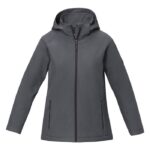 MPG115765 chaqueta softshell acolchada para mujer gris tejido de estiramiento mecanico 100 poliester 4