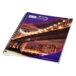 MPG115768 cuaderno con espiral a5 con cubierta impresa negro 70 papel 30 carton 1