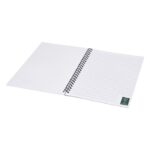 MPG115770 cuaderno con espiral a4 con cubierta trasera impresa negro 70 papel 30 carton 3