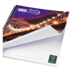 MPG115770 cuaderno con espiral a4 con cubierta trasera impresa negro 70 papel 30 carton 4