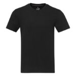 MPG115774 camiseta unisex de manga corta con material reciclado aware negro punto de jersey sencillo 4