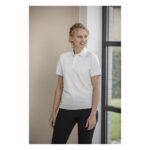 MPG115778 polo de manga corta unisex con material reciclado aware negro punto pique 50 algodon recic 2