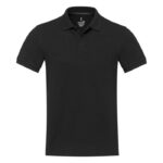 MPG115778 polo de manga corta unisex con material reciclado aware negro punto pique 50 algodon recic 4