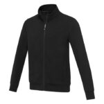 MPG115782 sudadera unisex con cremallera completa de material reciclado aware negro punto 50 algodo 1