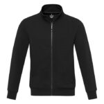 MPG115782 sudadera unisex con cremallera completa de material reciclado aware negro punto 50 algodo 4