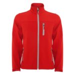 MPG115794 chaqueta softshell para hombre rojo tejido 92 poliester 8 elastano 300 gm2 bonding microfo 1