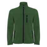 MPG115796 chaqueta softshell para hombre verde tejido 92 poliester 8 elastano 300 gm2 bonding microf 1