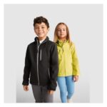 MPG115798 chaqueta softshell infantil negro tejido 92 poliester 8 elastano 300 gm2 bonding microforr 2