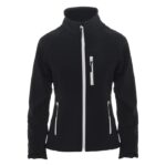 MPG115802 chaqueta softshell para mujer negro tejido 92 poliester 8 elastano 300 gm2 bonding microfo 1