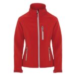 MPG115803 chaqueta softshell para mujer rojo tejido 92 poliester 8 elastano 300 gm2 bonding microfor 1