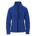 MPG115804 chaqueta softshell para mujer azul tejido 92 poliester 8 elastano 300 gm2 bonding microfor 1