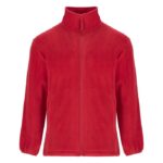 MPG115811 chaqueta de forro polar con cremallera completa para hombre rojo forro 100 poliester 300 g 1