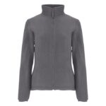 MPG115824 chaqueta de forro polar con cremallera completa para mujer gris forro 100 poliester 300 gm 1