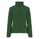 MPG115829 chaqueta de forro polar con cremallera completa para mujer verde forro 100 poliester 300 g 1