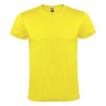 MPG115831 camiseta unisex de manga corta amarillo punto de jersey sencillo 100 algodon 150 gm2 1