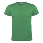 MPG115841 camiseta unisex de manga corta verde punto de jersey sencillo 100 algodon 150 gm2 1