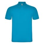 MPG115848 polo unisex de manga corta azul punto pique 100 algodon 180 gm2 1