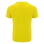 MPG115850 camiseta deportiva de manga corta para hombre amarillo punto entrelazado 100 poliester 135 4