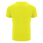 MPG115851 camiseta deportiva de manga corta para hombre amarillo punto entrelazado 100 poliester 135 4