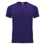 MPG115860 camiseta deportiva de manga corta para hombre purpura punto entrelazado 100 poliester 135 1