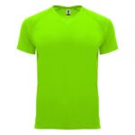 MPG115870 camiseta deportiva de manga corta para hombre verde punto entrelazado 100 poliester 135 gm 1