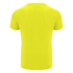MPG115874 camiseta deportiva de manga corta infantil amarillo punto entrelazado 100 poliester 135 gm 2