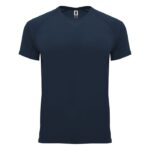 MPG115876 camiseta deportiva de manga corta infantil azul punto entrelazado 100 poliester 135 gm2 1